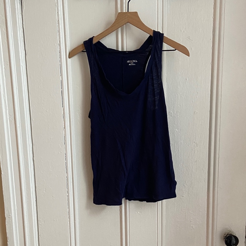 Merona Deep Blue Tank Top